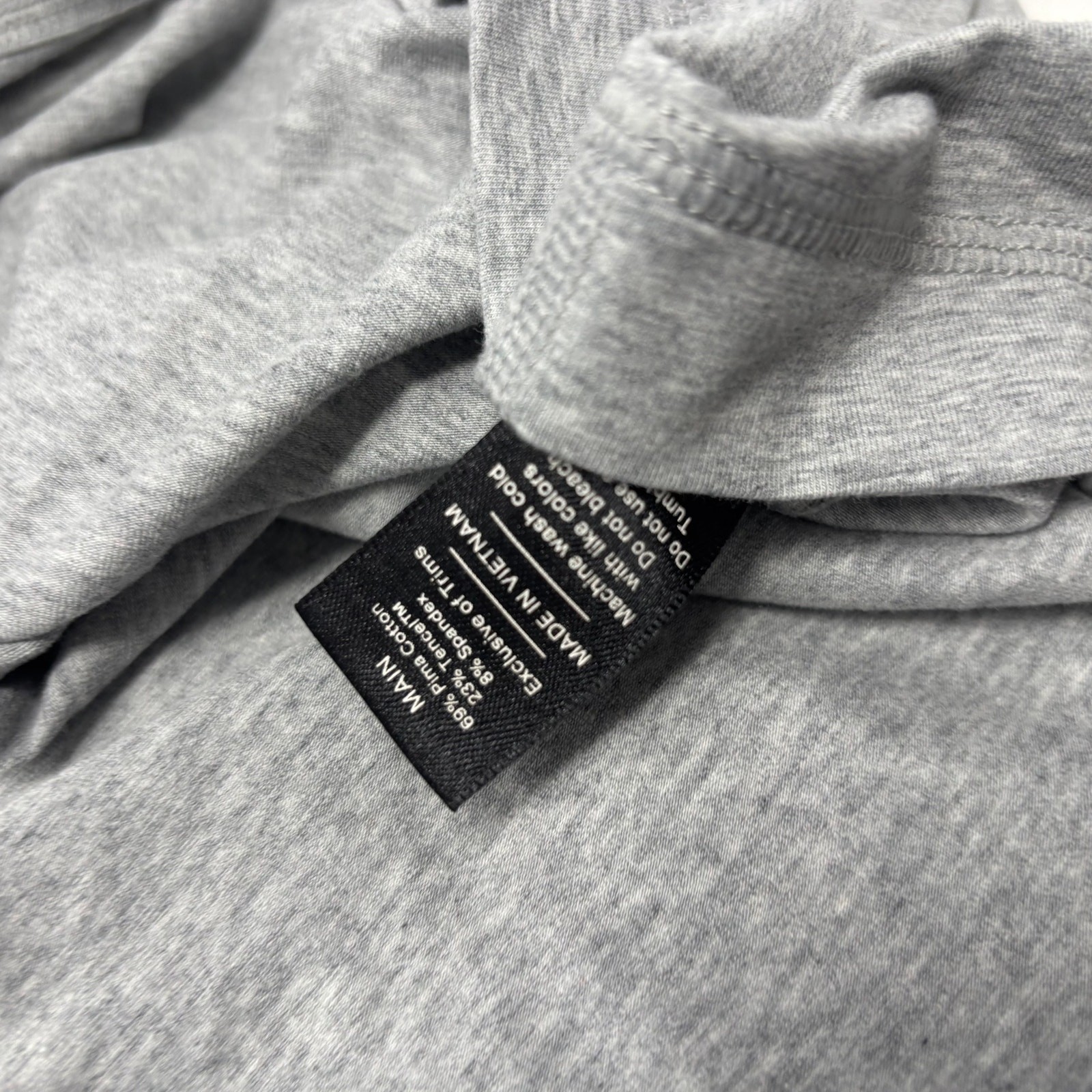 Public Rec Mens 2XL Solid Gray Long Sleeve Cotton Blend Henley Shirt gallery
