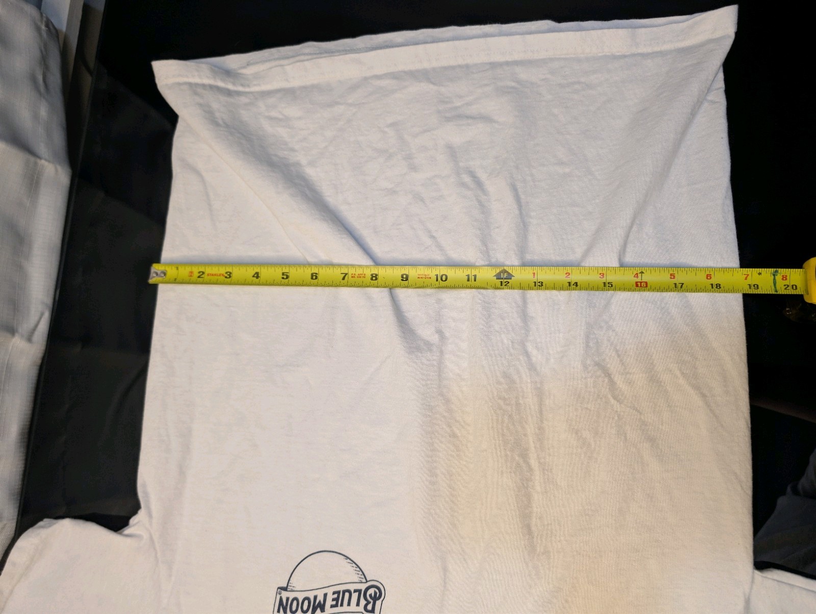 Tee Luv Blue Moon T-Shirt Men's Size M White Draft Beer Graphic Logo Tee gallery