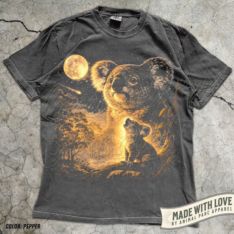 Koala Howling Moon Comfort Tee