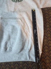 Construction Workers Building America Mens Large Gray Hoodie Front and Back Logo