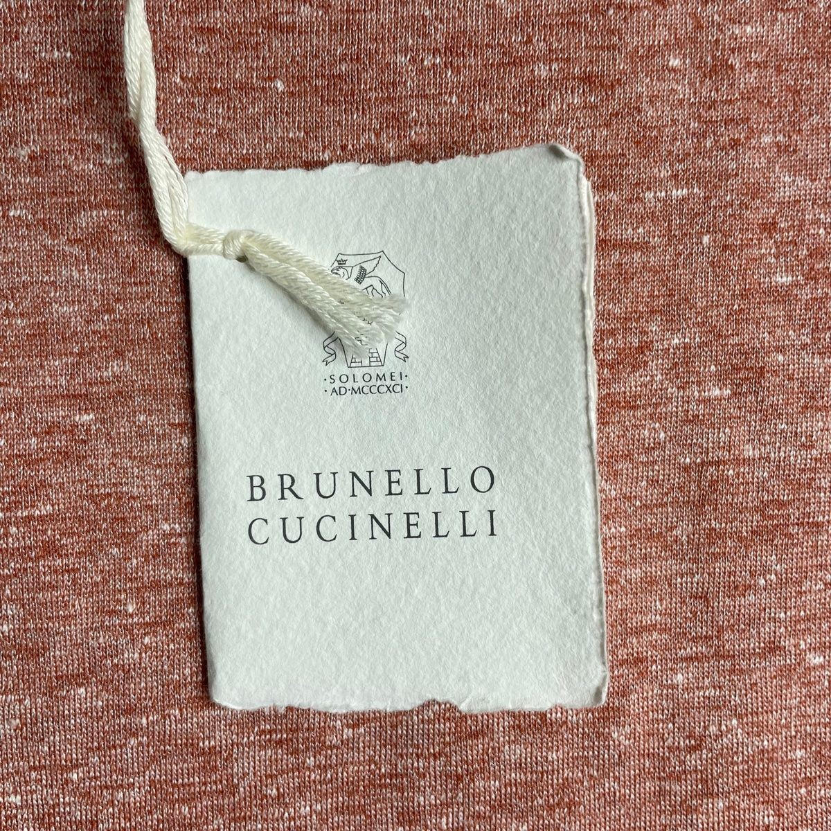 BRUNELLO CUCINELLI Faux Layering T-Shirt Men's Size M Pink gallery