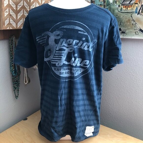 Hering Propeller T Shirt Men's M Blue Special Line Heavy Training Sports Fishing gallery