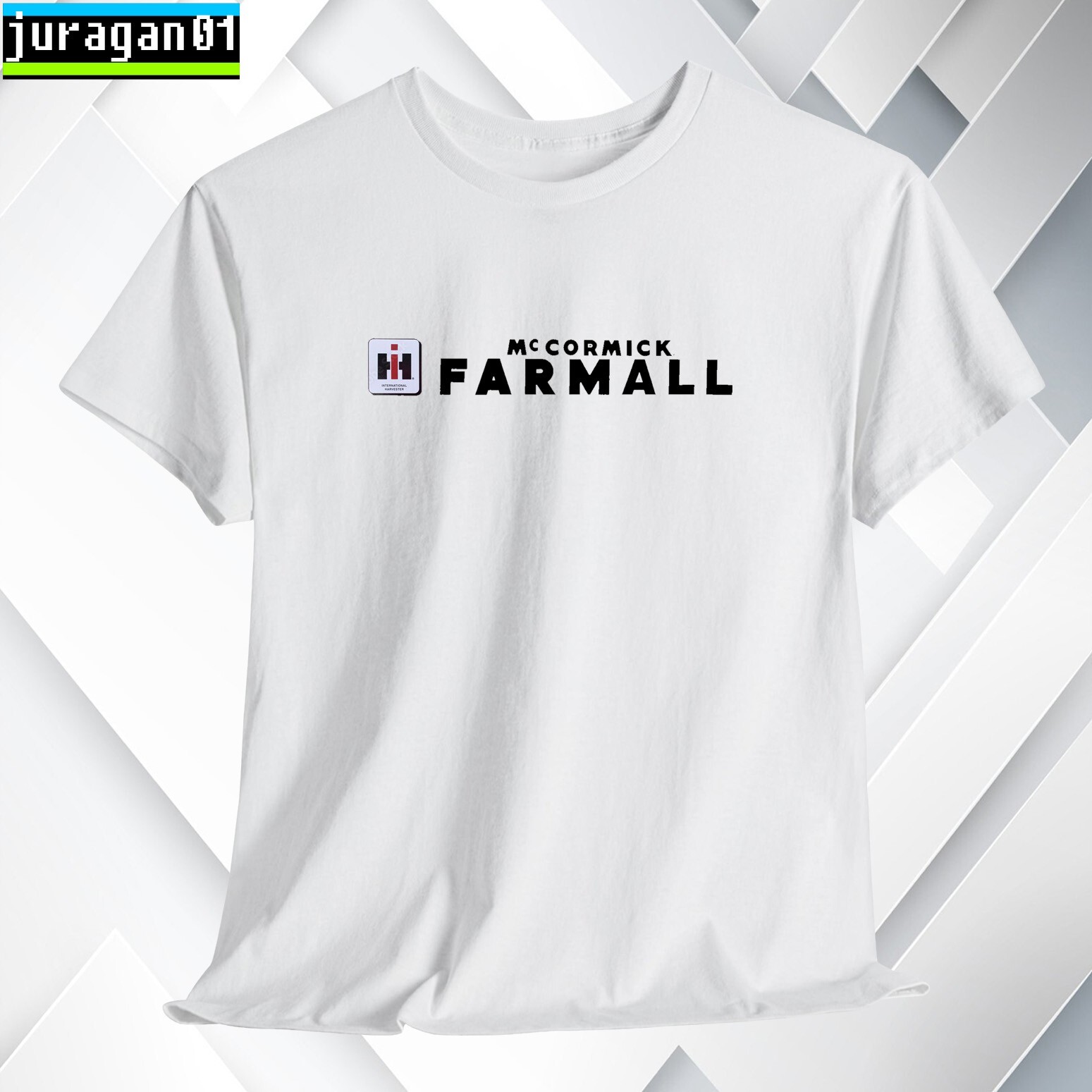 Farmall Tractors Logo Black/Navy/Grey/White/Red/Choco/Orange Shirt S-5XL gallery