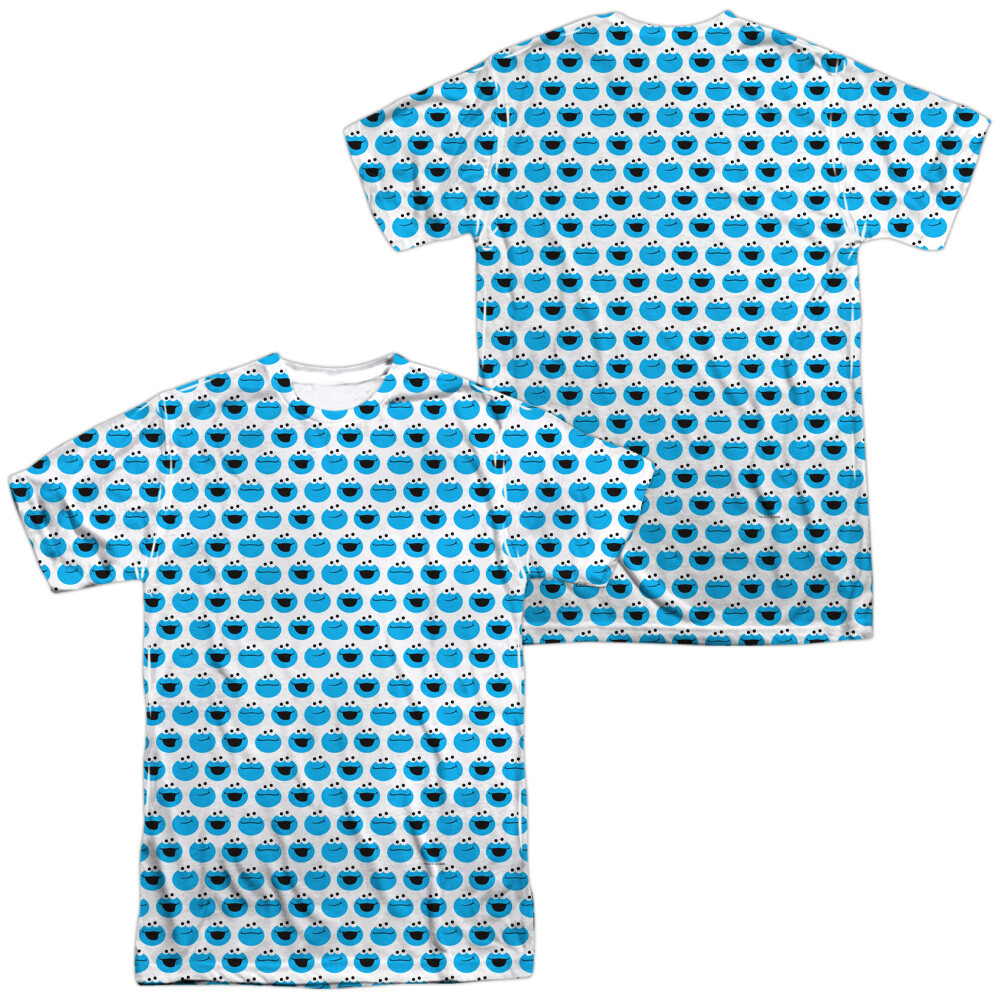 Sesame Street Simple Cookie Pattern Unisex Adult Costume T Shirt, S-3XL gallery