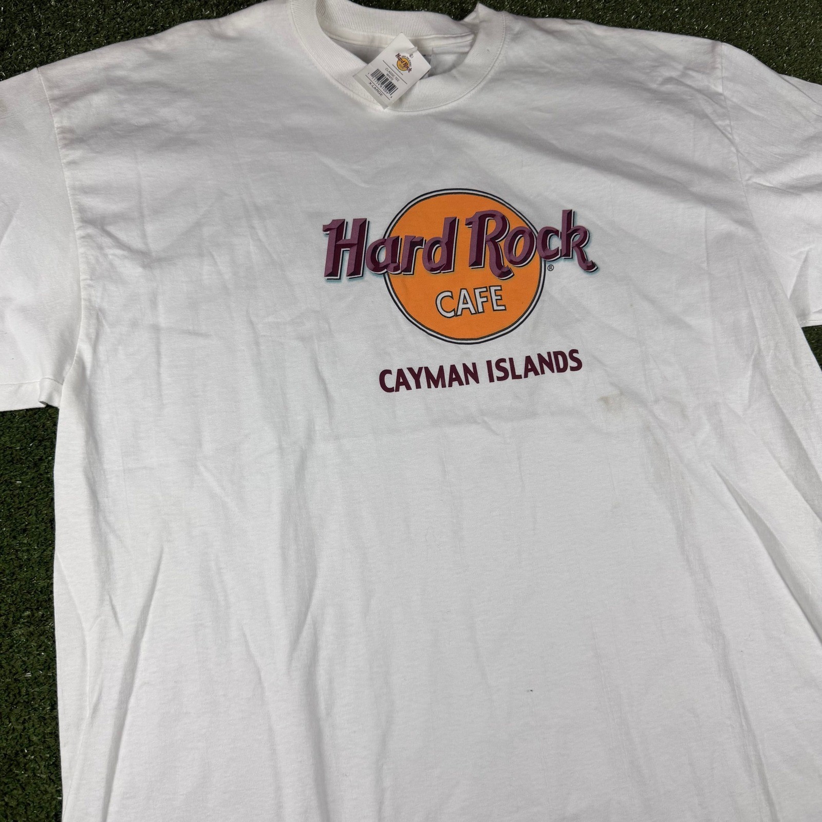 Hard Rock Cafe Cayman Islands White Graphic T-Shirt Mens XL NWT New gallery