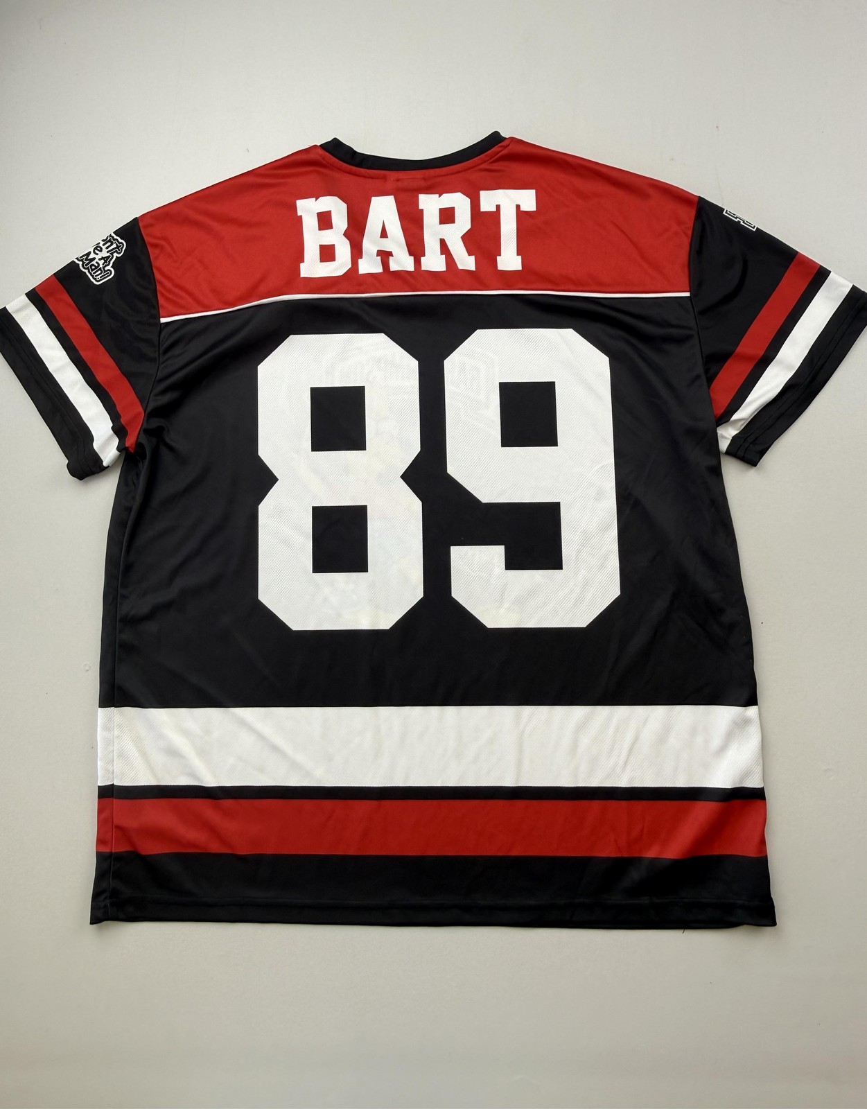 The Simpsons Shirt Mens XL Black Bart Simpson 89 Jersey Graphic Tee Skateboard gallery