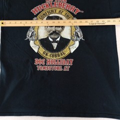 Doc Holiday“I’m Your Huckleberry”Tombstone, AZ T-shirt Mens Size Large