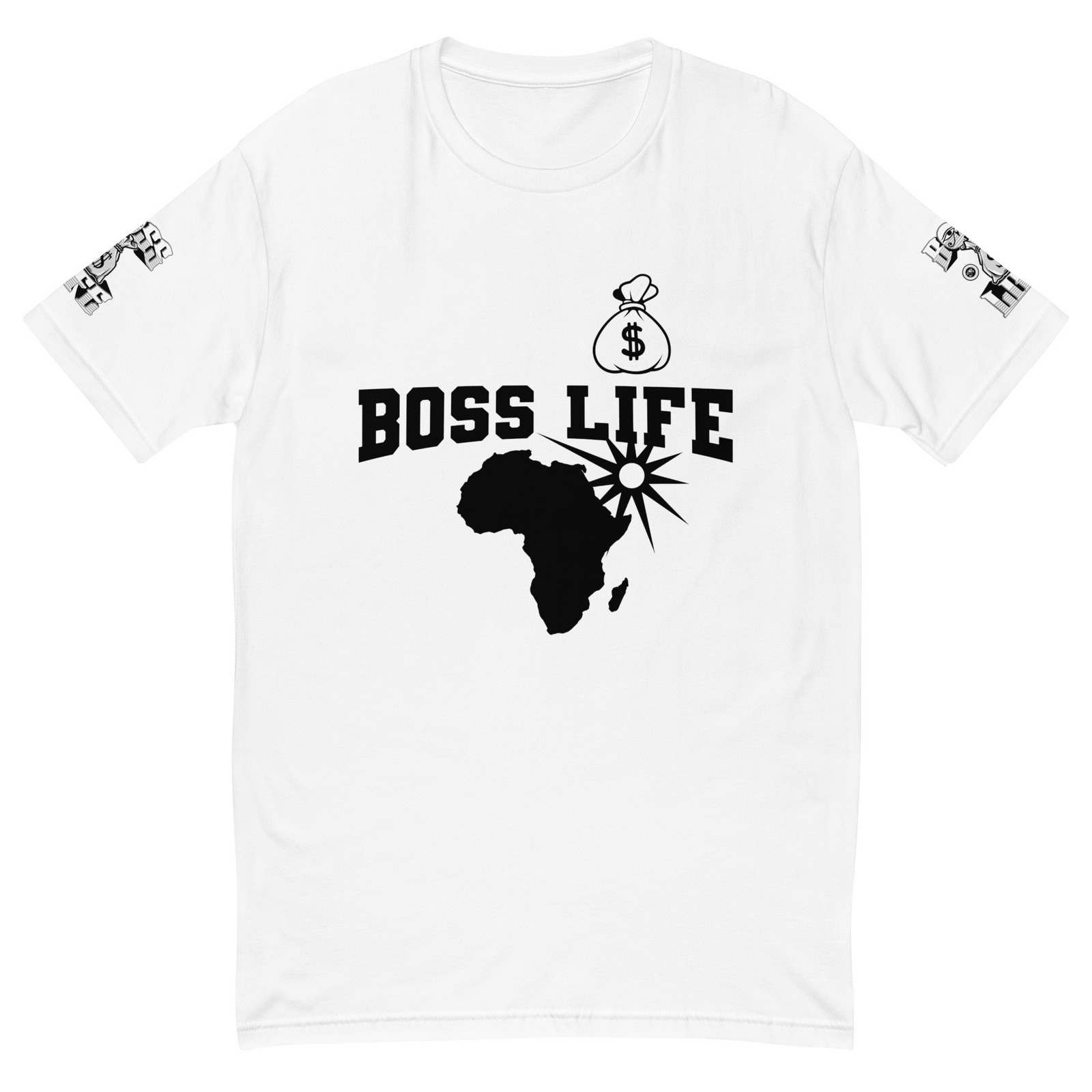 Boss Life African Money, egyptian pharaoh back Short Sleeve T-shirt gallery