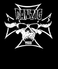 DANZIG cd cv IRON CROSS SKULL 1988 Official SHIRT 3XL New lucifuge how gods kill