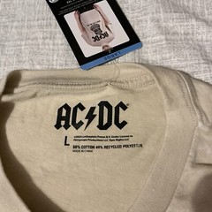 AC/DC Men’s Soft Comfortable Lightweight Crewneck Short Tee NWT Sz L