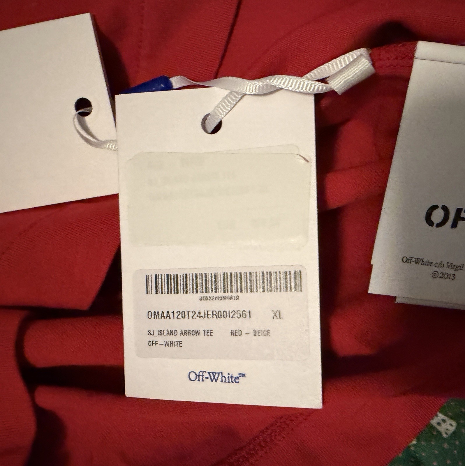 Off-White SJ Island Arrow T shirt XL gallery