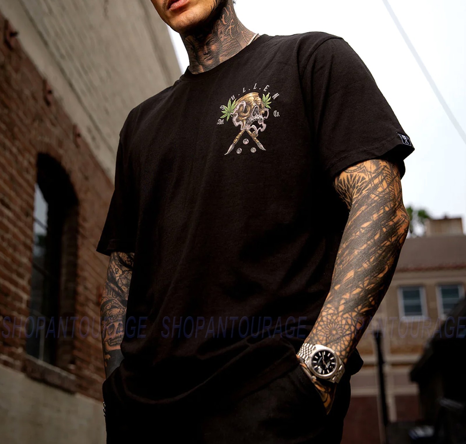 Sullen Art Collective Flower God Premium SCM8092 Short Sleeve T-shirt For Men gallery