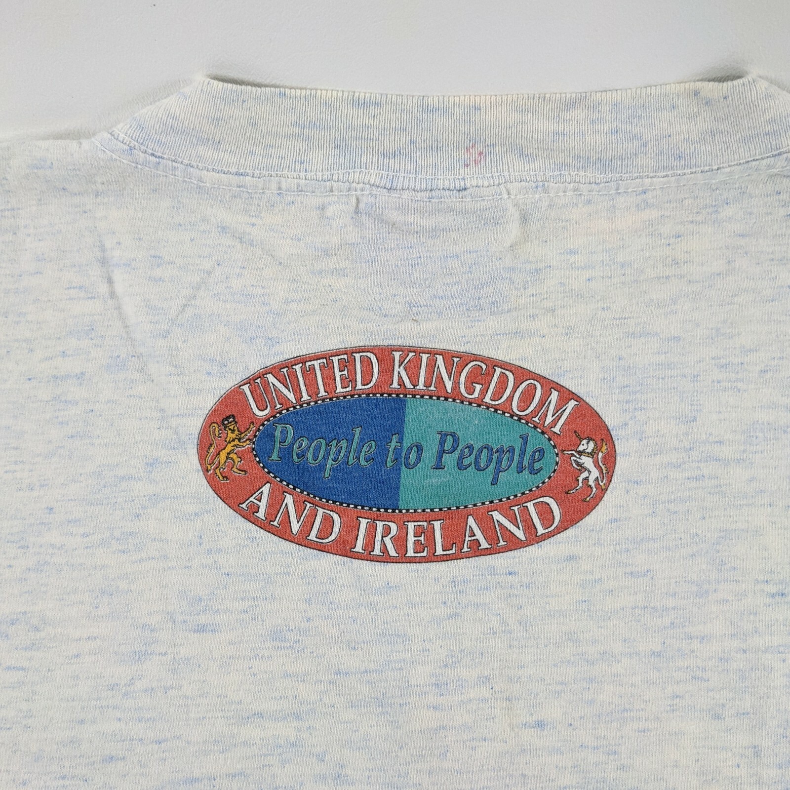 Vtg Signal Sports People to People United Kingdom Ireland T Shirt Size XL gallery