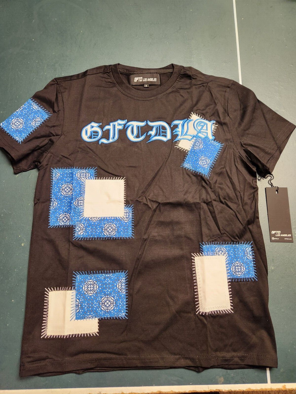 GFTD LA Los Angeles GT Aston Graphic Print Stretch T-Shirt NWT FREE SHIP