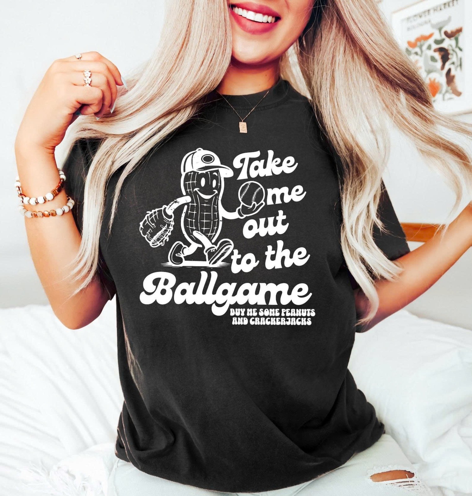 Take Me Out To The Ballgame Shirt, Baseball Game Day Tee, Vintage Sports Fan