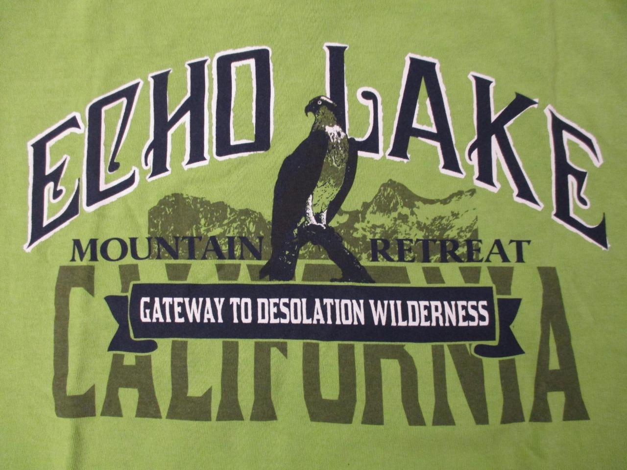 New-Echo Lake California Mountain Retreat Adult Mens Sizes S-M-L-XL-2XL Shirt gallery