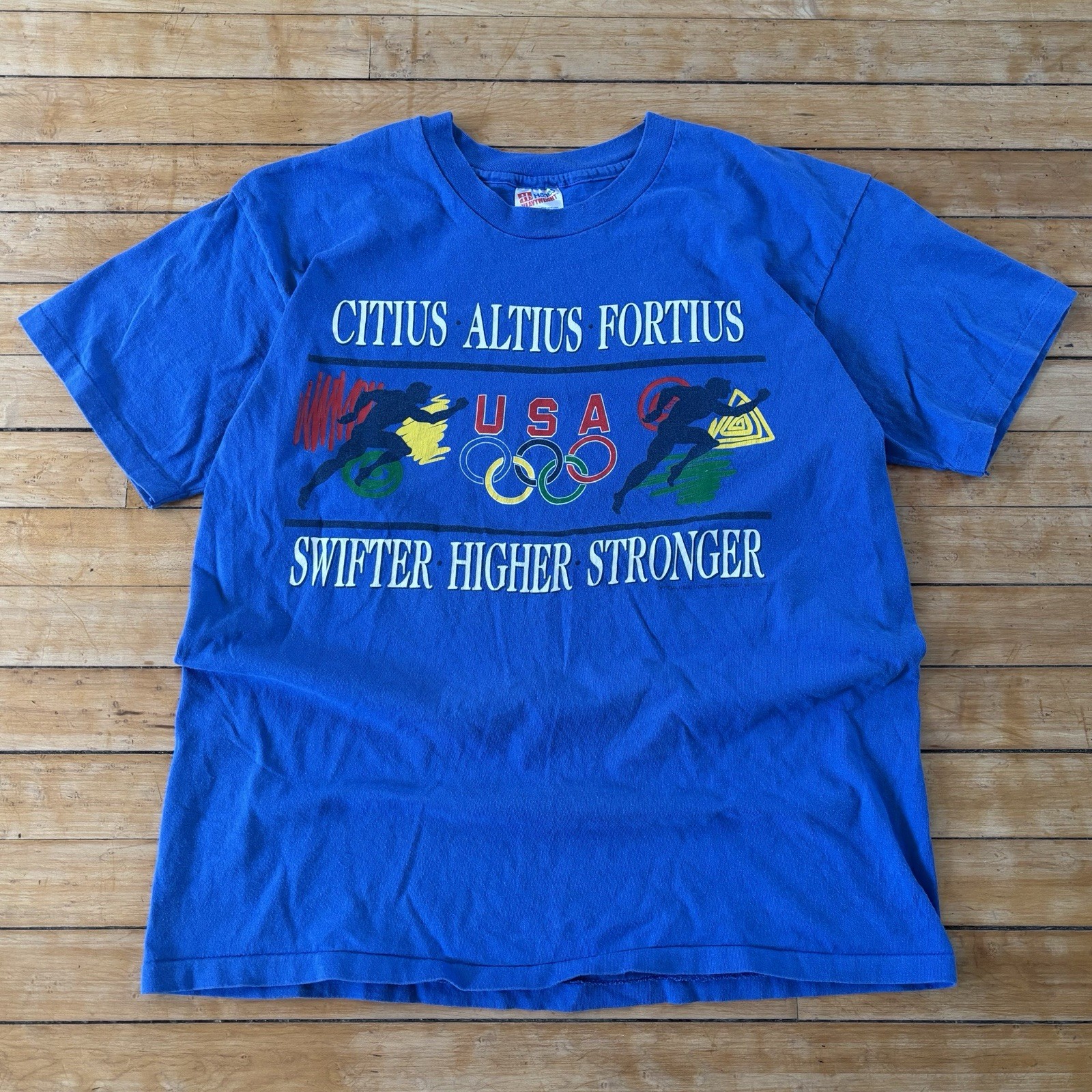 VTG 90s Team USA Olympics 1996 T-Shirt Single Stitch Size L Made In USA RARE gallery