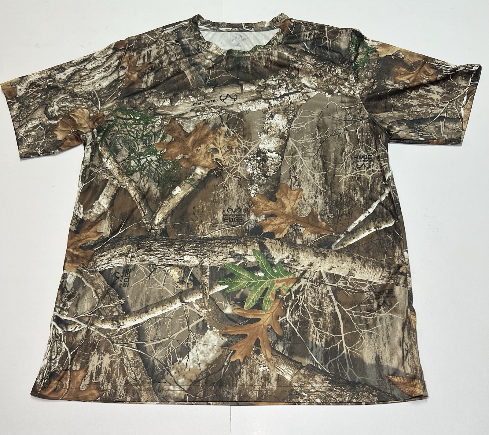Realtree Edge Camo T-Shirt Mens Large Short Sleeve Hunting Outdoors Tee
