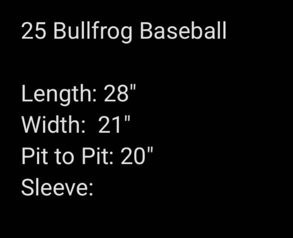 Bullfrog Baseball 2002 Sleeveless Customized Cut-Off T-Shirt Green Men’s L gallery