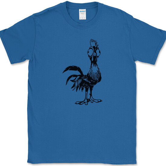 HEIHEI CHICKEN T-Shirt Funny Moana Humor Movie Novelty Tee on Gildan gallery