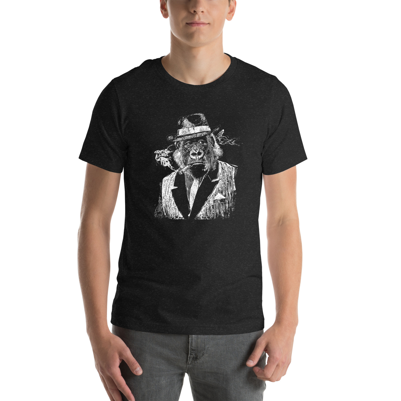 Gorilla Gangster Unisex t-shirt - 20's Mob Boss Ape gallery