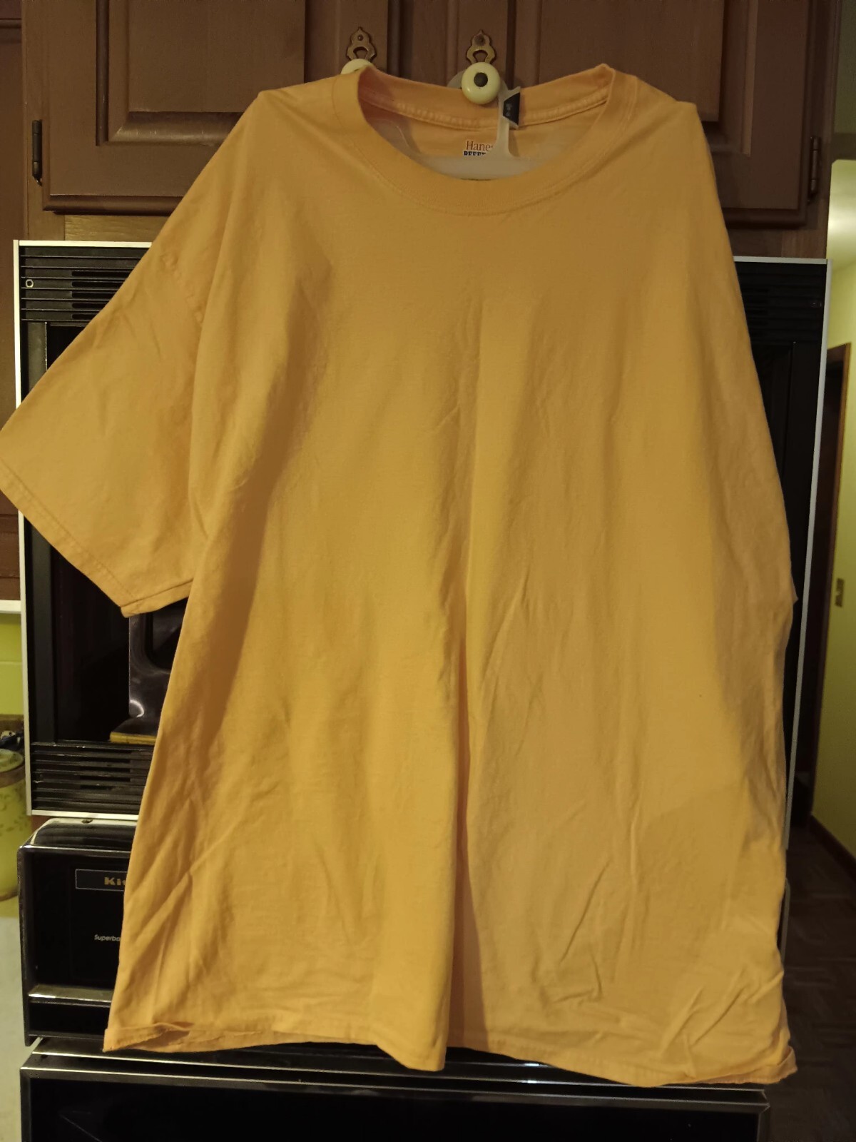 Hanes Beefy-T Cotton Plain Crew Neck Short Sleeves Adult T-Shirt Size 3X Salmon gallery