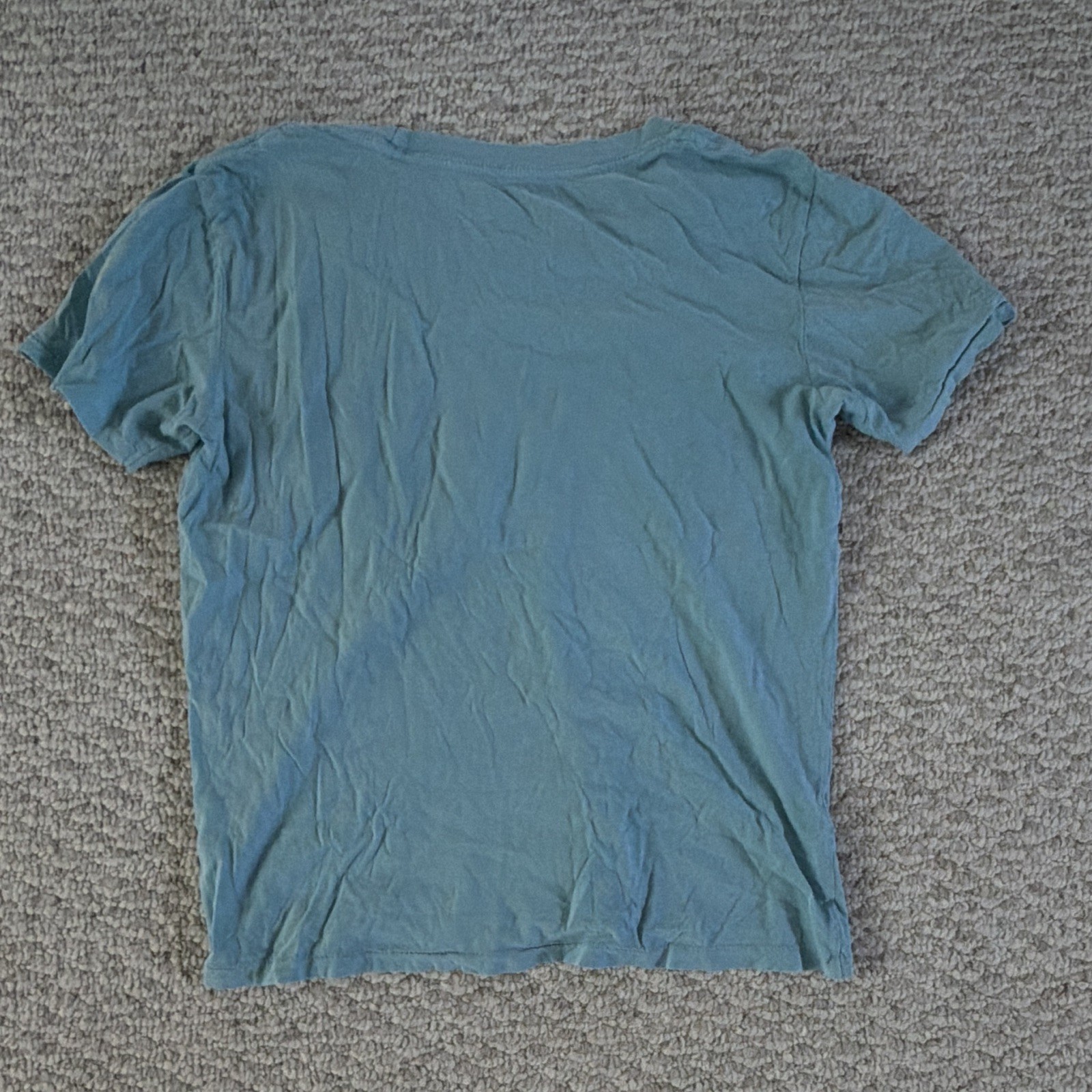 J.Crew Men's Blue Solid Cotton Jersey Crew Neck Pocket Tee Short Sleeve M gallery