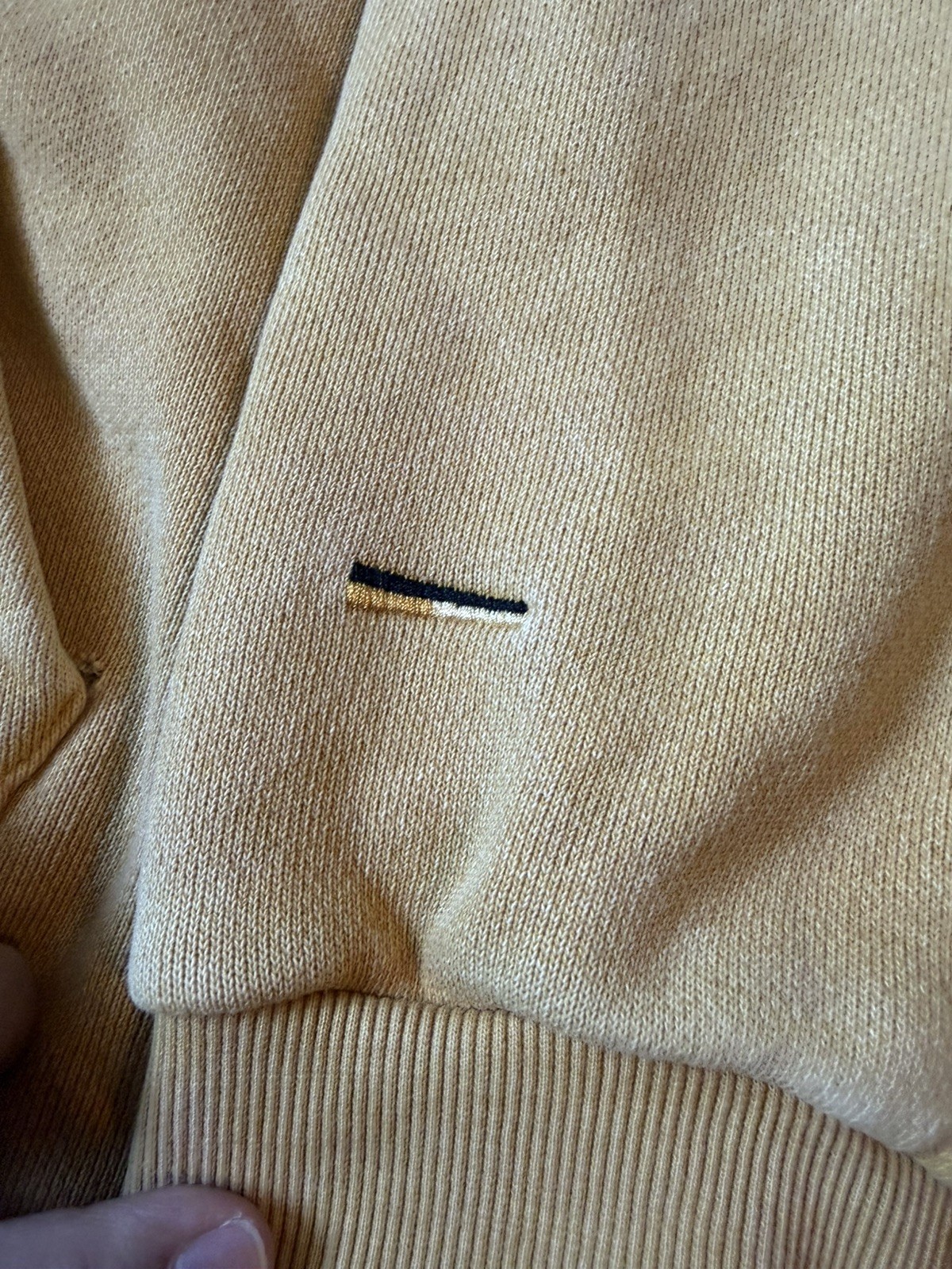 NAUTICA 22SS Arch Logo Hoodie, Size L, Cotton, BEG 221-1220 Vintage gallery