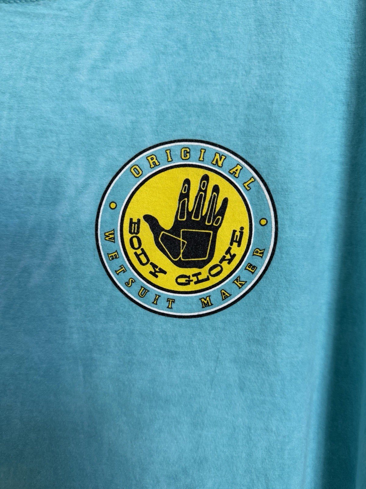 Body Glove Original Wetsuit Maker Men’s Graphic T Shirt XXL Aqua Blue Surf Beach gallery