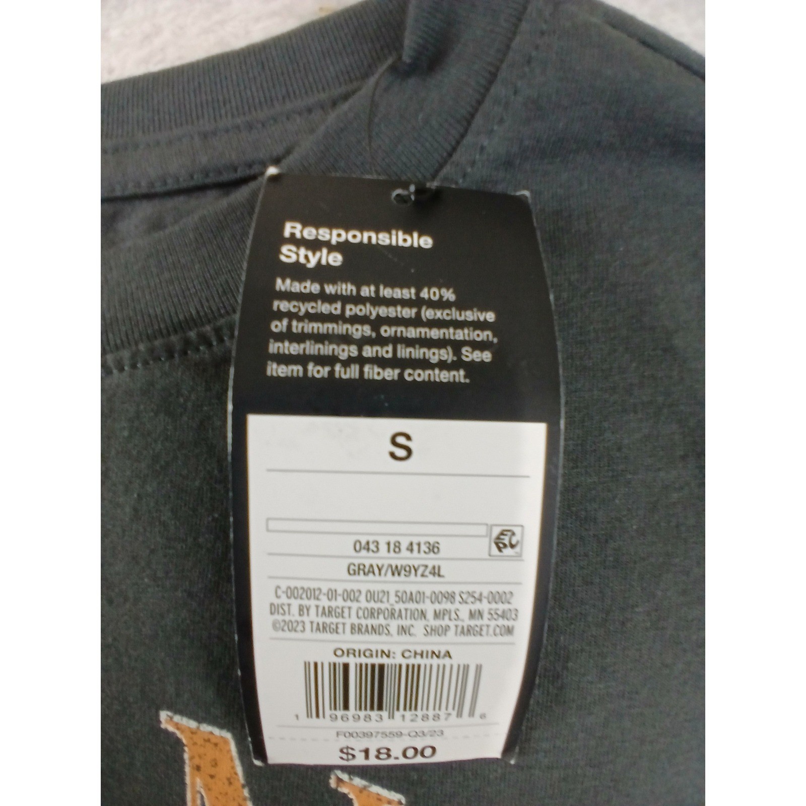 Original Use Mens Bad Lands South Dakota Graphic Long Sleeve T-Shirt Gray S NWT gallery