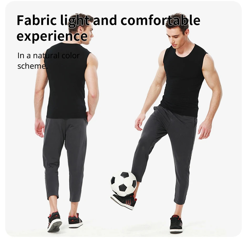 3/1Piece Men's Cotton Sleeveless Muscle Shirts Vest Wide Shoulder Sports Fitness gallery
