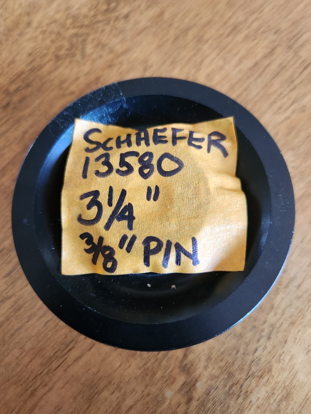 Schaefer Sheave 3 1/4″ with a 3/8″ hole diameter Used