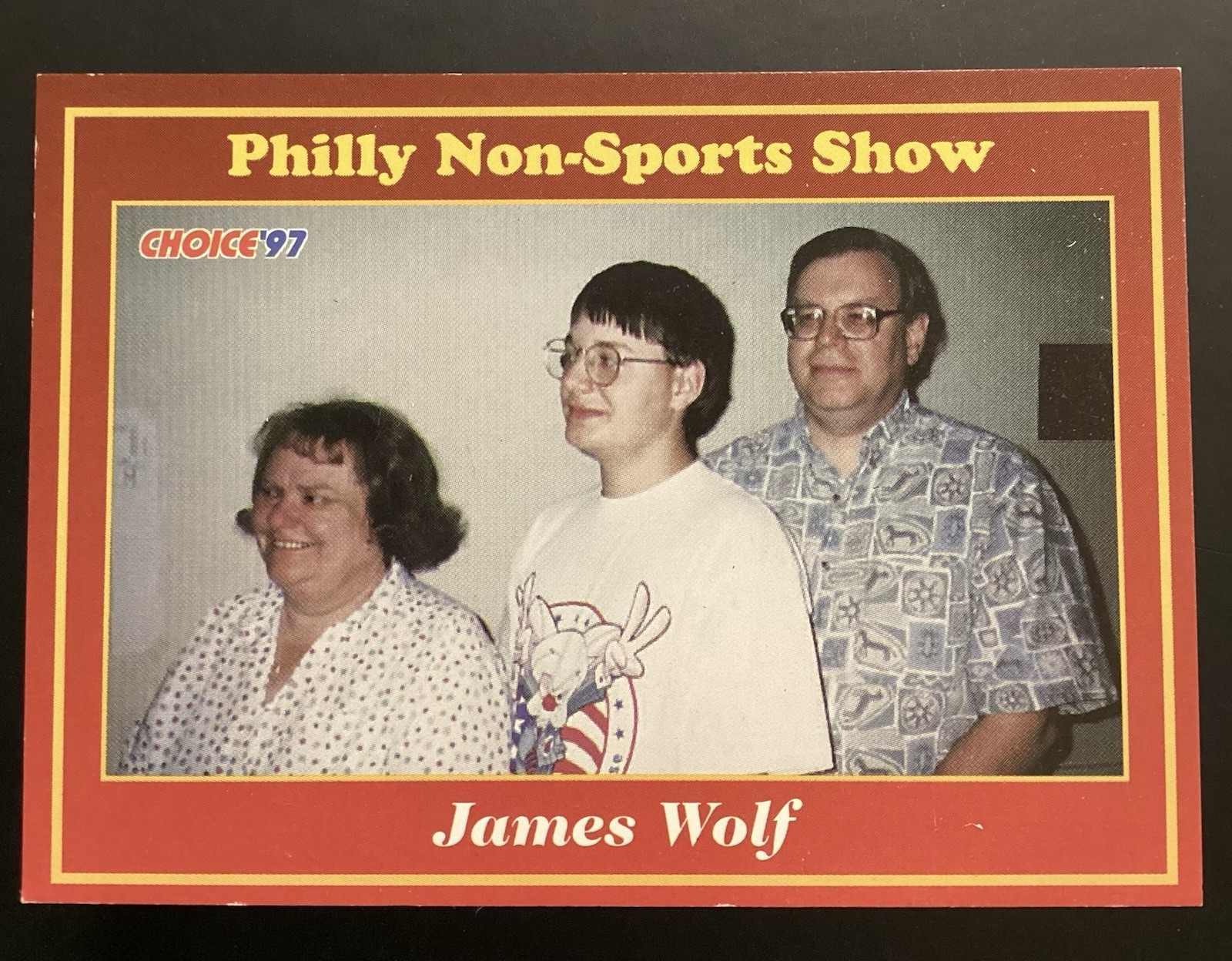 1997 PHILLY NON-SPORTS CARD SHOW PROMO #11 James Wolf