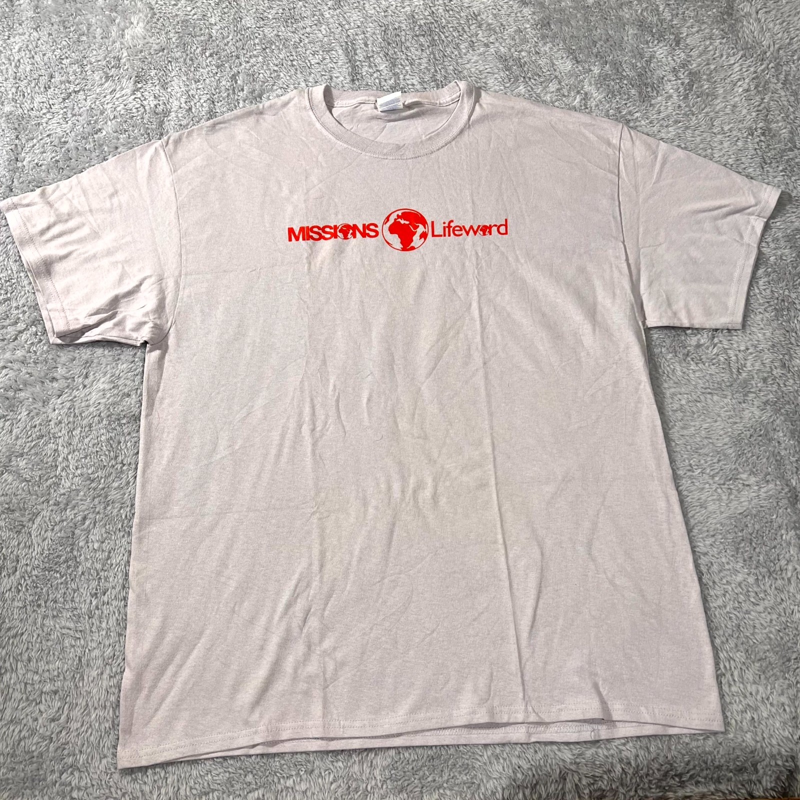 Port & Company Core Cotton Missions Lifeword T Shirt Mens XL Gray Short Sleeve gallery