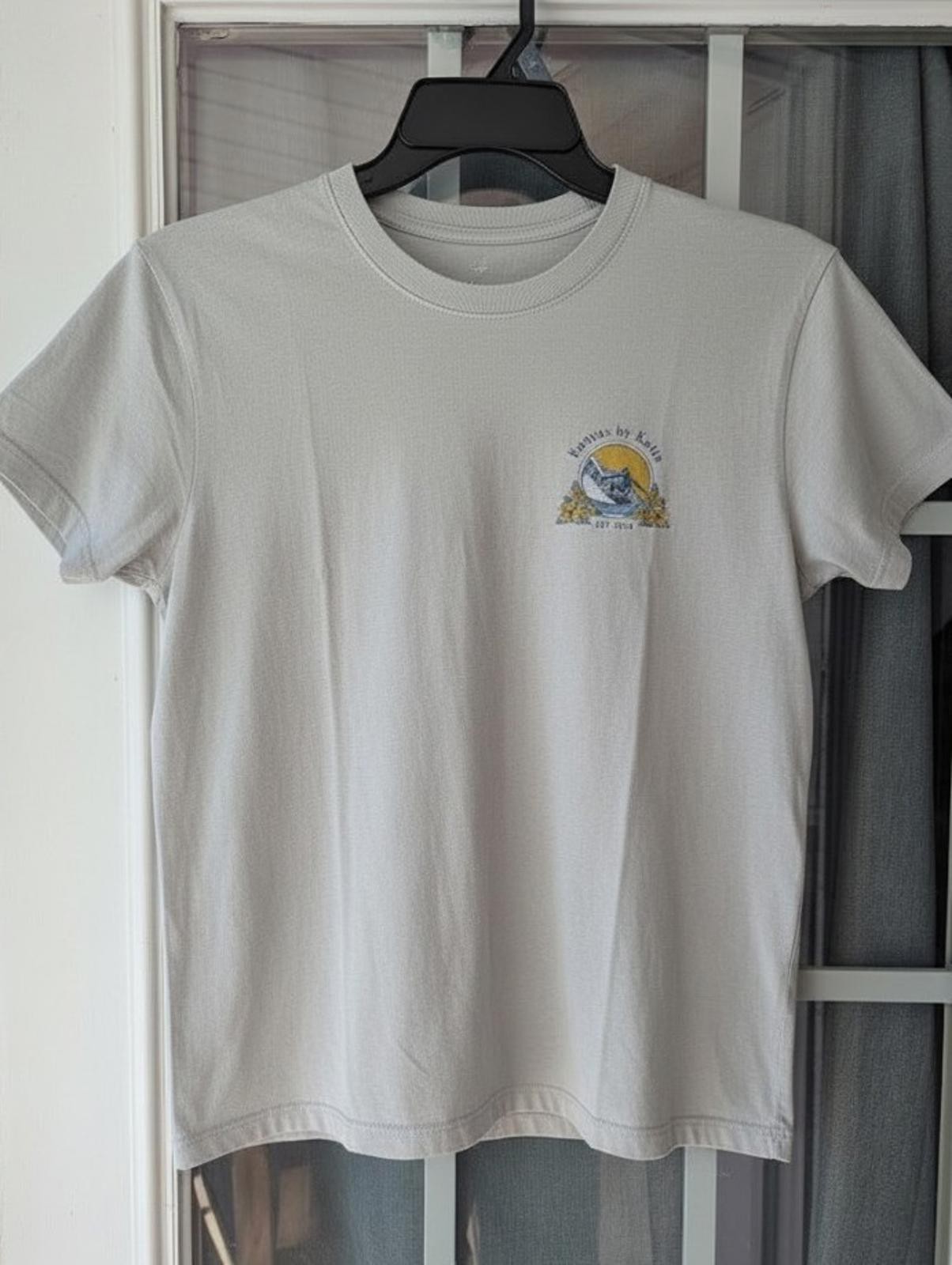 Katin Kanvas Surf Organic Cotton T-Shirt Small Cream Vintage 54 Cali Surf Style gallery