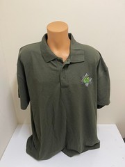 CLEARANCE: Scots Guards Embroidered Polo shirt – Khaki 4XL