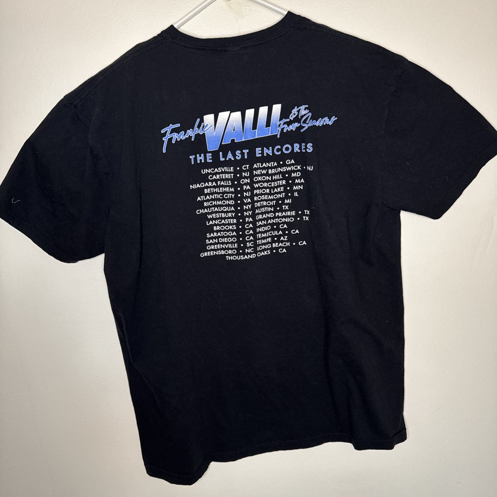 The Last Encores Tour Frankie Valli & The Four Seasons T Shirt Full Size XL gallery