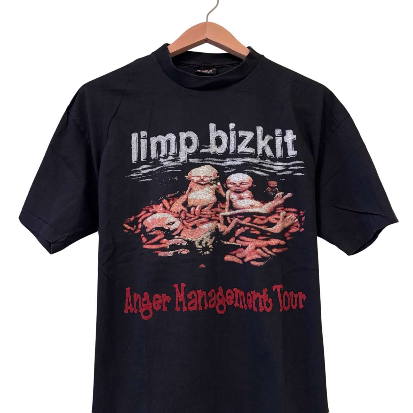 Limp Bizkit Anger Management Tour Eminem Papa Roach Tour T-Shirt XL Reprint gallery