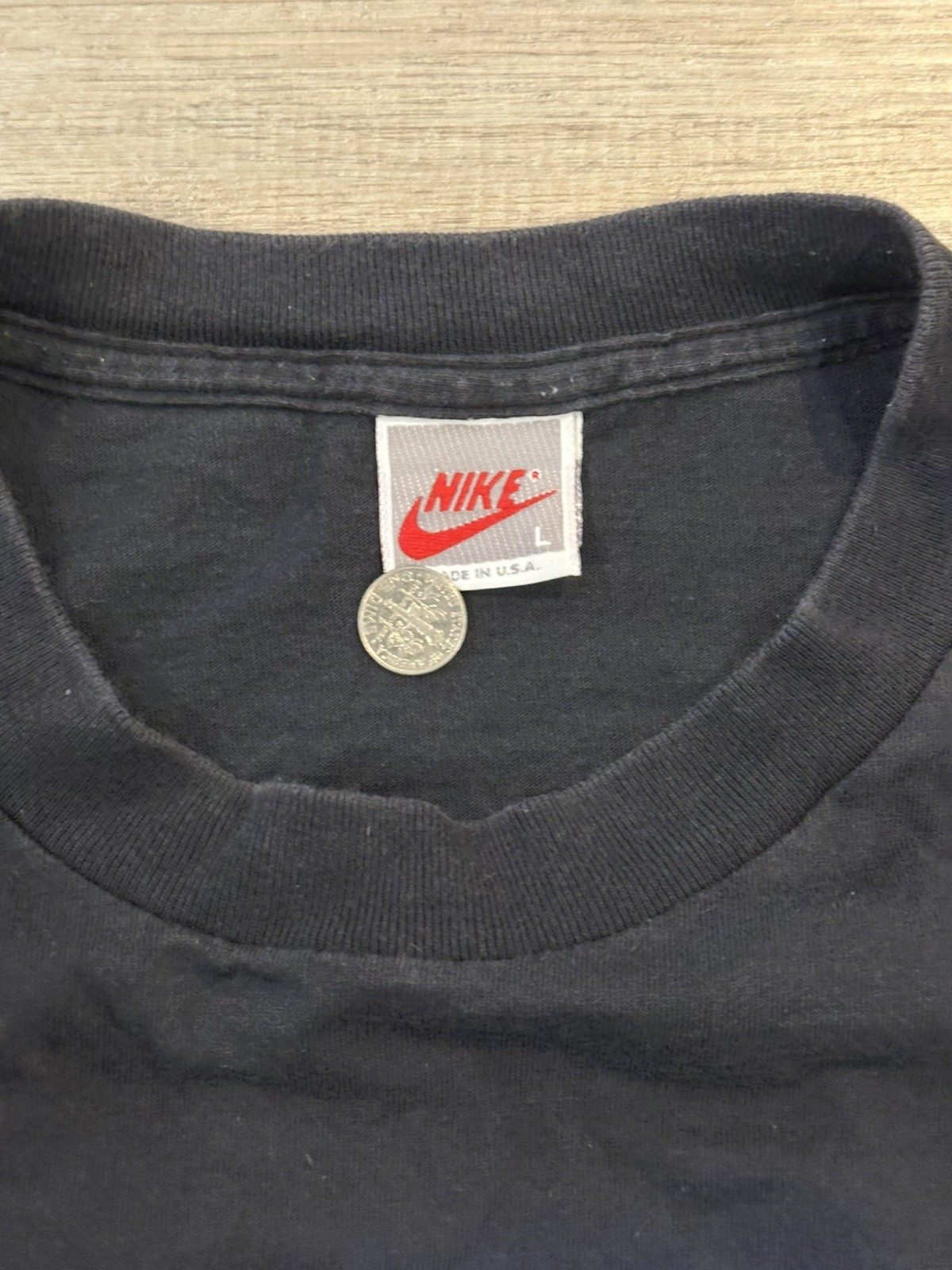 VINTAGE NIKE T-SHIRT MOUNT DUNKMORE JORDAN DAMAGED SEE DESCRIPTION SIZE L gallery