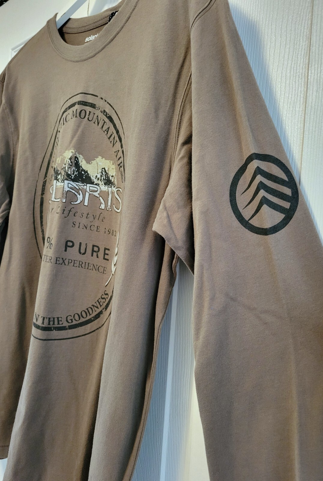Solaris Long Sleeve Shirt Brown Large Outdoor Lifestyle Mountain New With Tags gallery