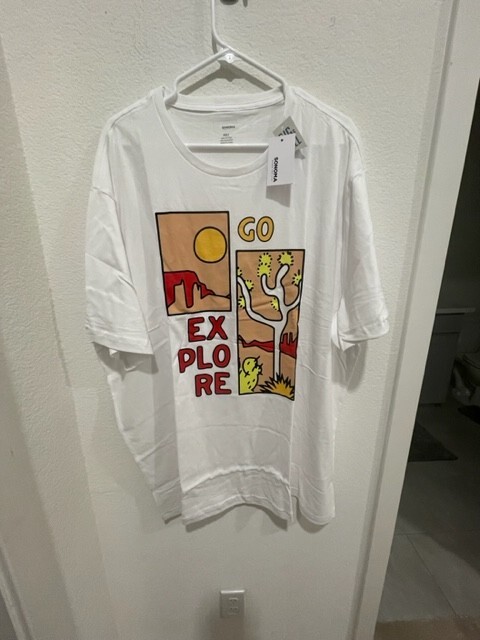 SONOMA Men's EXPLORE OUTDOORS T-SHIRT - Big & Tall 3XLT Graphic Tee NWT gallery