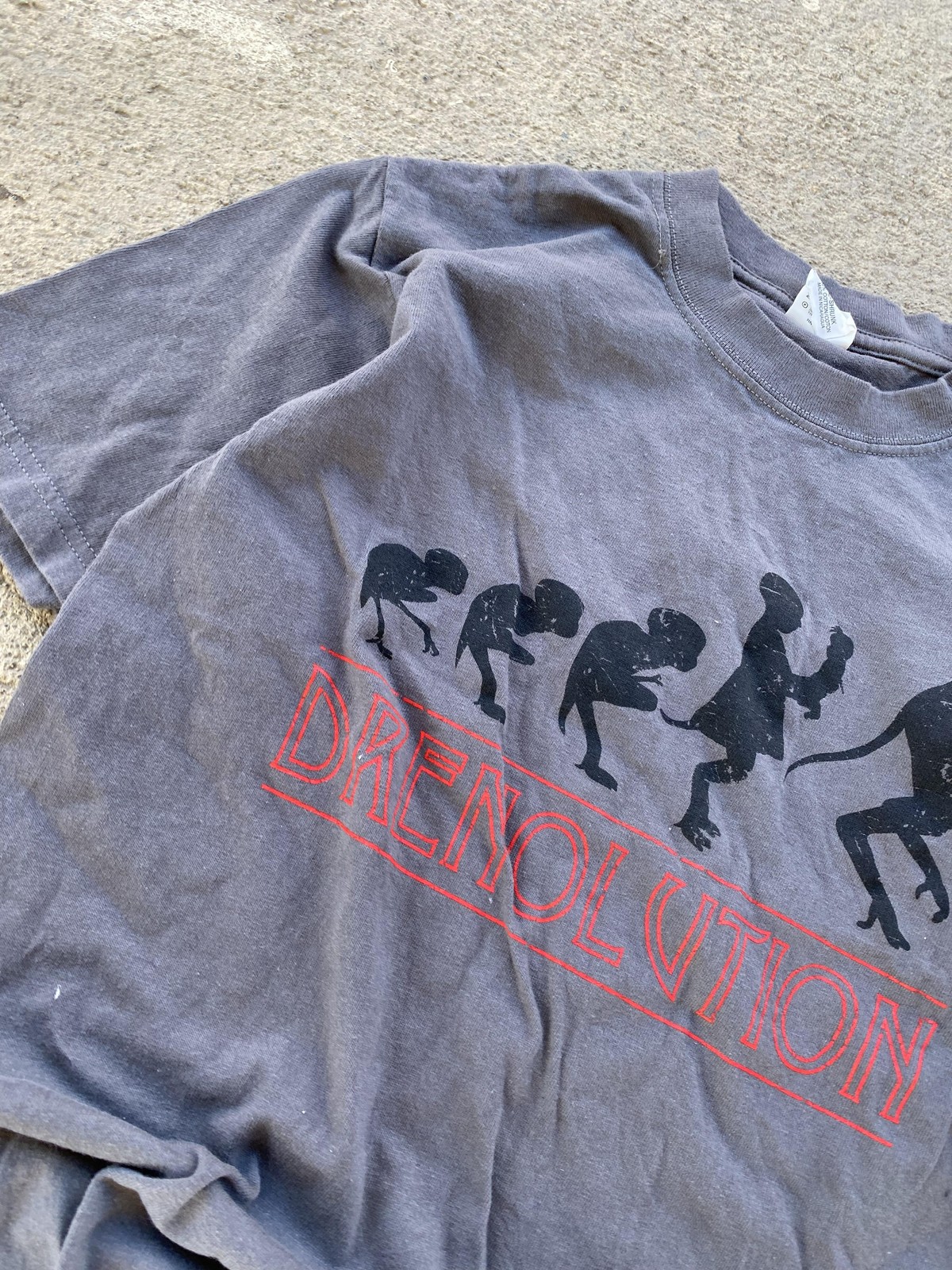 Anvil Splice Drenolution Shirt Mens Small Gray Horror Sci-Fi Movie Graphic Tee gallery