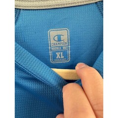 Champion Double Dry T-Shirt Athletic Activewear Gym Blue XL