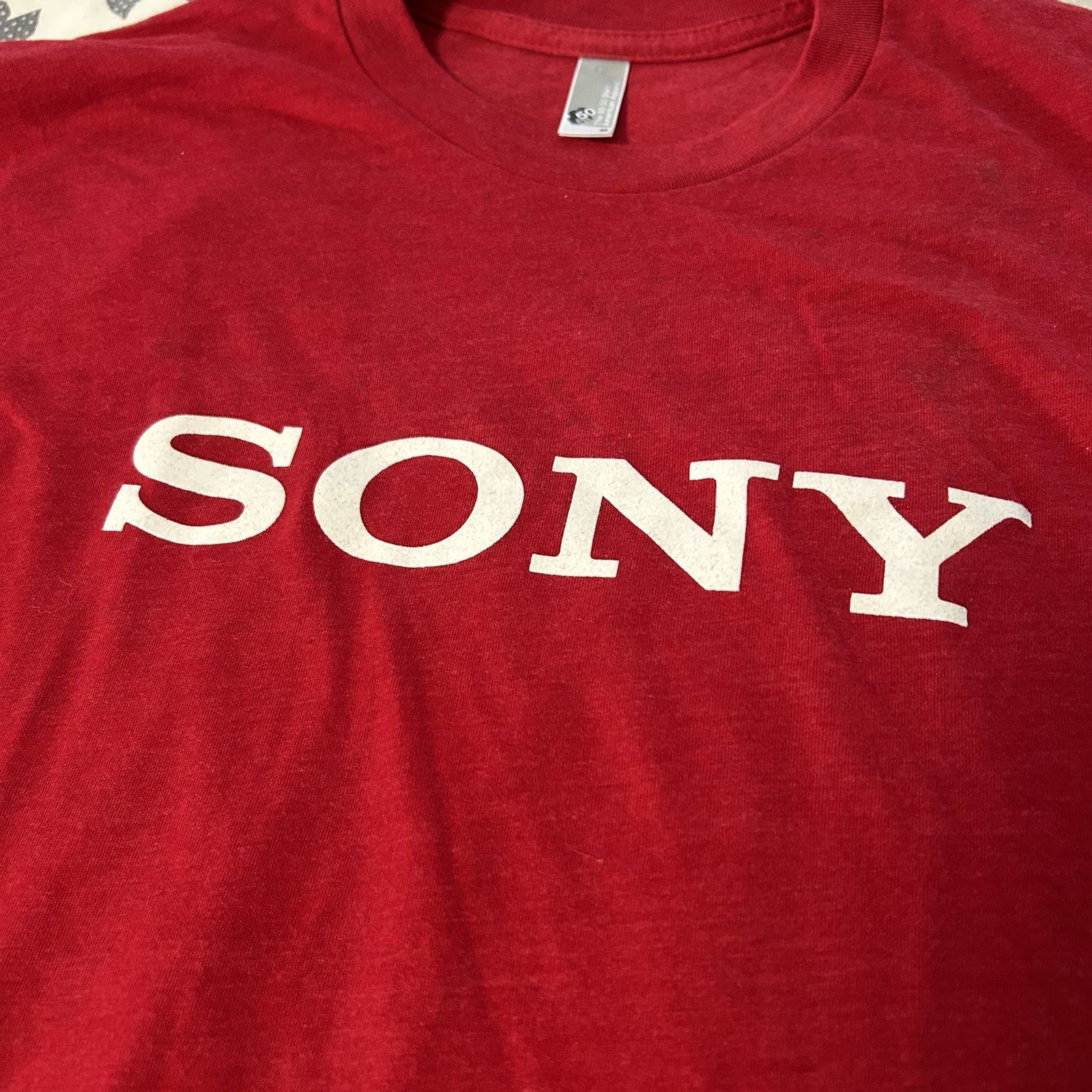 Vintage Sony Hawaii 45th Anniversary T Shirt M Bravia American Apparel Red Promo gallery