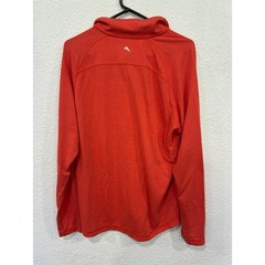 Tommy Bahama Mens 1/4 Zip Large Pullover Salmon Colored Lightweight