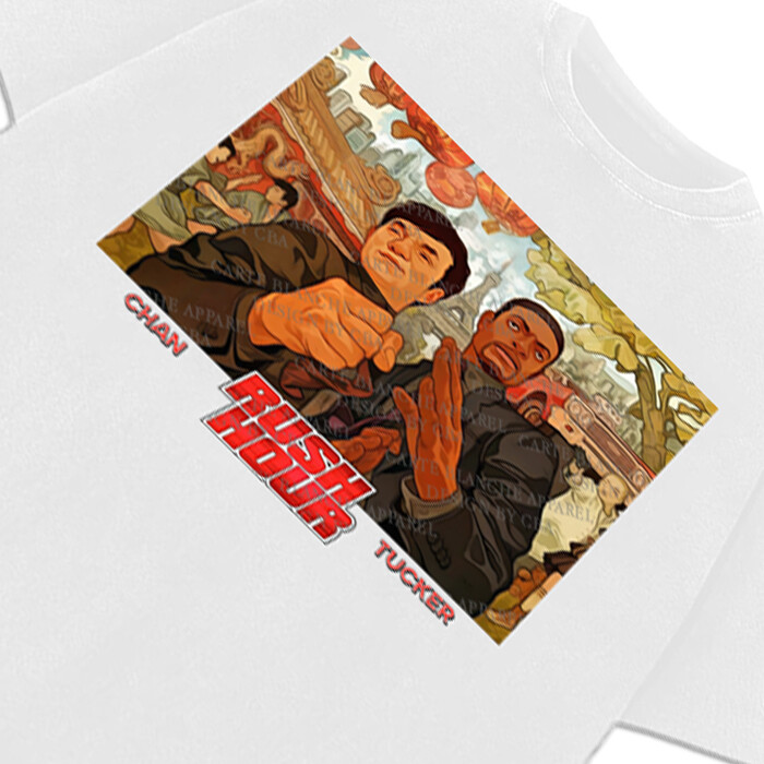 Rush Hour T-Shirt Jackie Chan 成龍 Chris Tucker Classic Movie Graphic Tee gallery