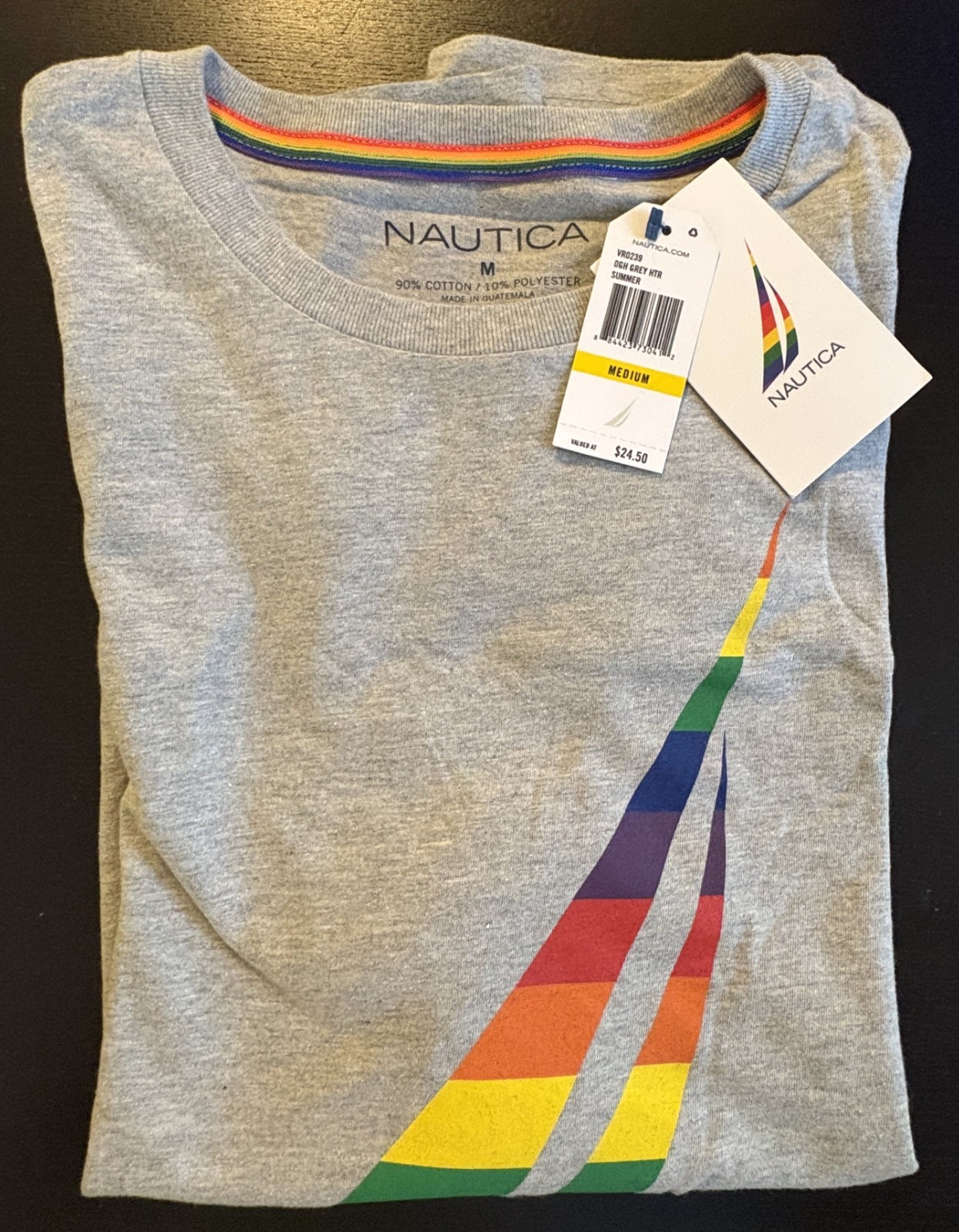 Nautica Pride Men's Medium T-Shirt - New with Tags - Mint - Free Shipping gallery