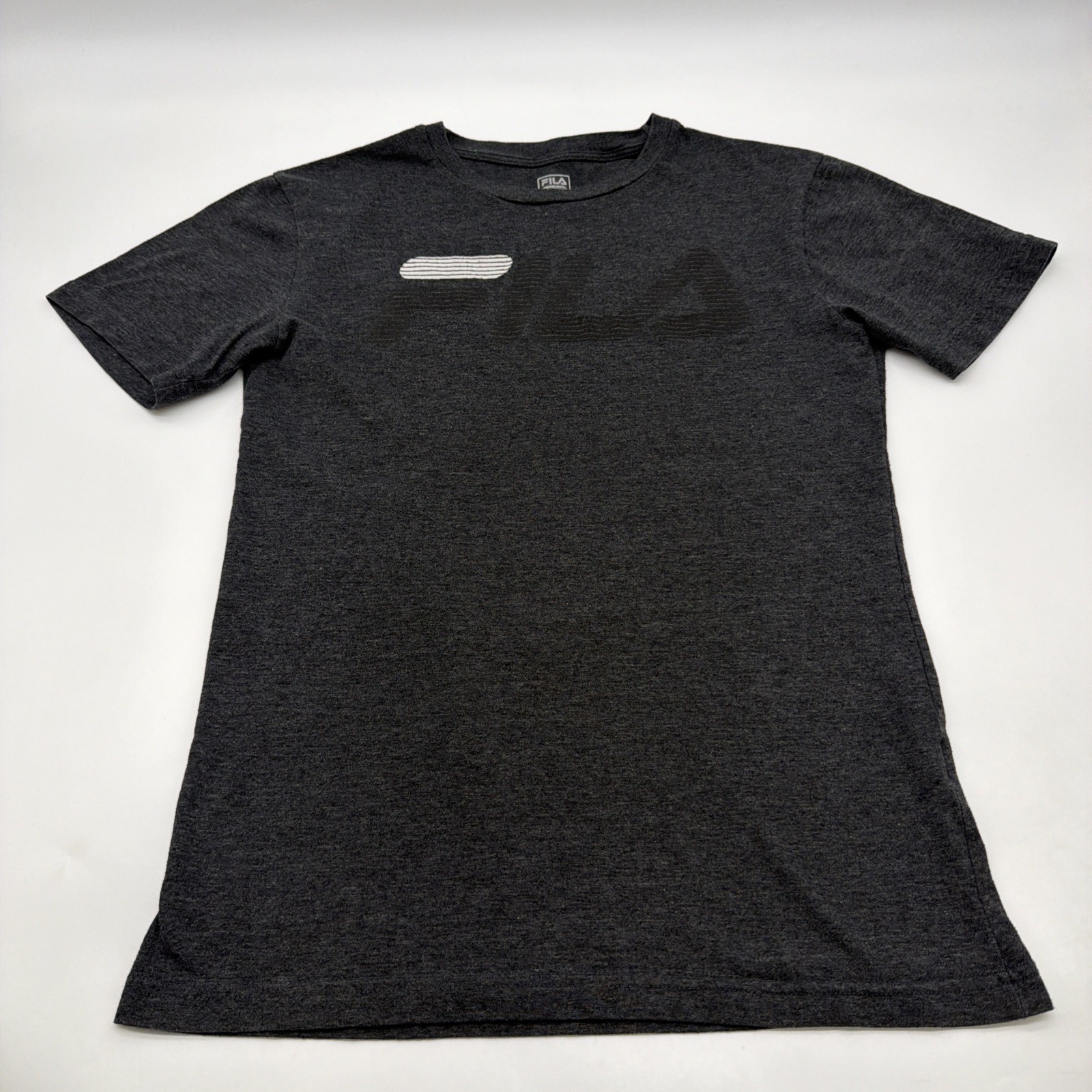 Fila T-shirt Men S Dark Gray Graphic Print Logo.#46035 gallery