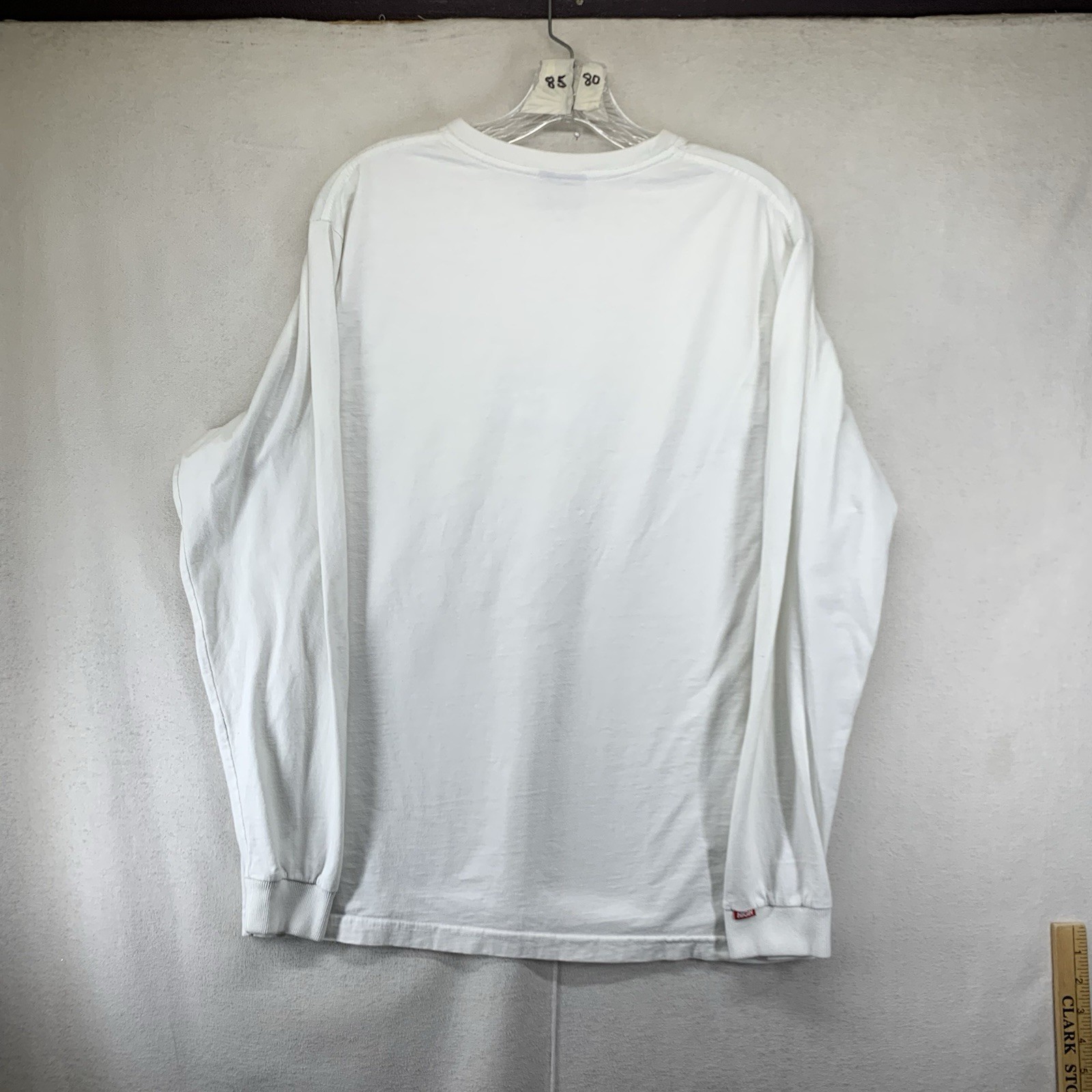 HIGH Street Wear T Shirt Small Long Sleeve White All Cotton Urban Fire Graphic gallery