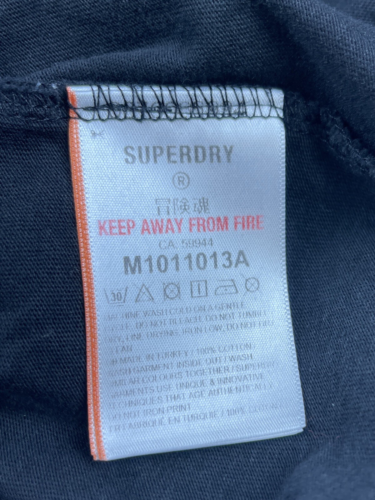 Men’s Black Superdry T Shirt Size XL gallery